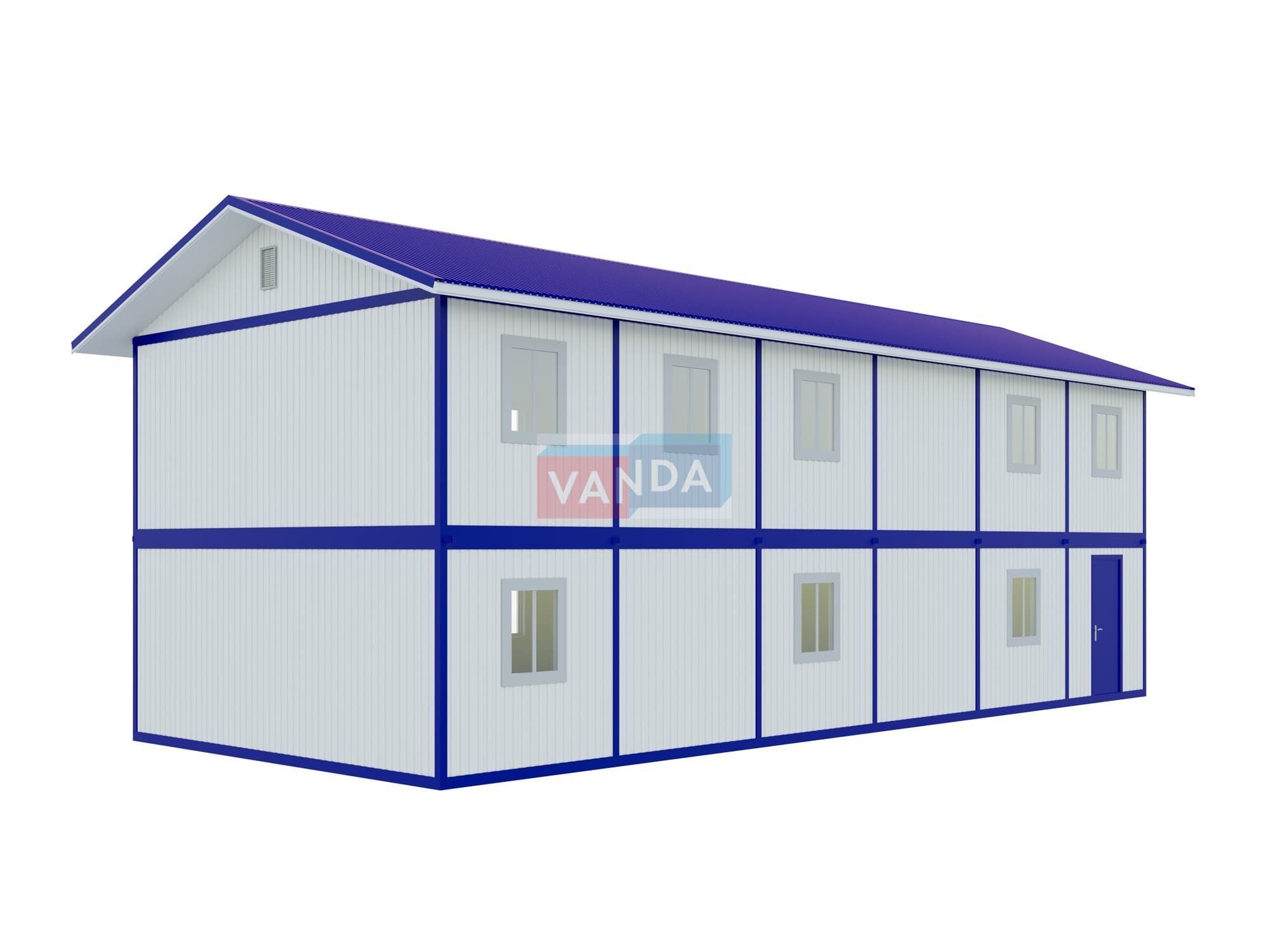 Проект модульный штаб строительства 6.0x14,4 ЛДСП